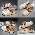 thumbnail image 4 of Cyiecw Unisex Garden Clogs Shoes Womens Mens Sandals Breathable Anti-Slip Beach Slippers Outdoor Pool Quick Dry Casual Sandals, 4 of 7
