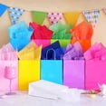 thumbnail image 3 of Colored Tissue Paper for Gift Bags, 120 Sheets 20 x 14 Inches 10 Assorted Colors Tissue Paper Bulk for Packaging Art Crafts Wrapping, Gift Tissue Paper for Birthday Wedding Holiday Baby Shower Party, 3 of 8