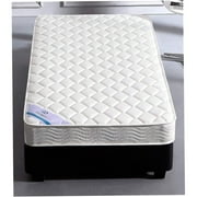 HomeLife 6-Inch Twin Size Mattress Gel Memory Foam  Firm - Tight Top, Pocketed Coils - Breathable Polyester Cover - Innerspring Support - White - Comfortable & Durable - Twin Mattress
