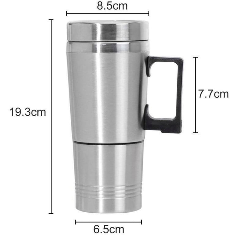 Stainless Steel Car Plug In Electric Kettle Coffee Tea Thermos