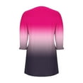 thumbnail image 7 of Ashirexll Midi Dresses for Women, Flowy Dresses for Women, Fashion Leisure Solid Color Elastic Cuff Long Sleeve V-Neck Dress, 7 of 7