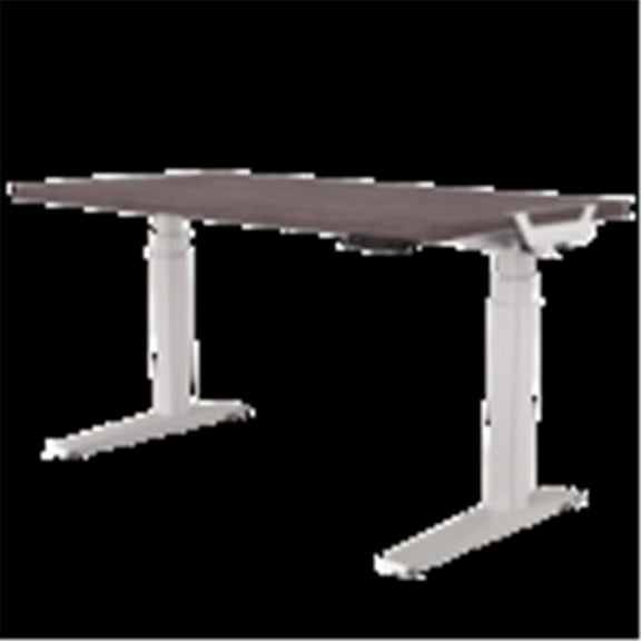 Levado Laminate Desktop, Gray Ash - 48 x 24 in.