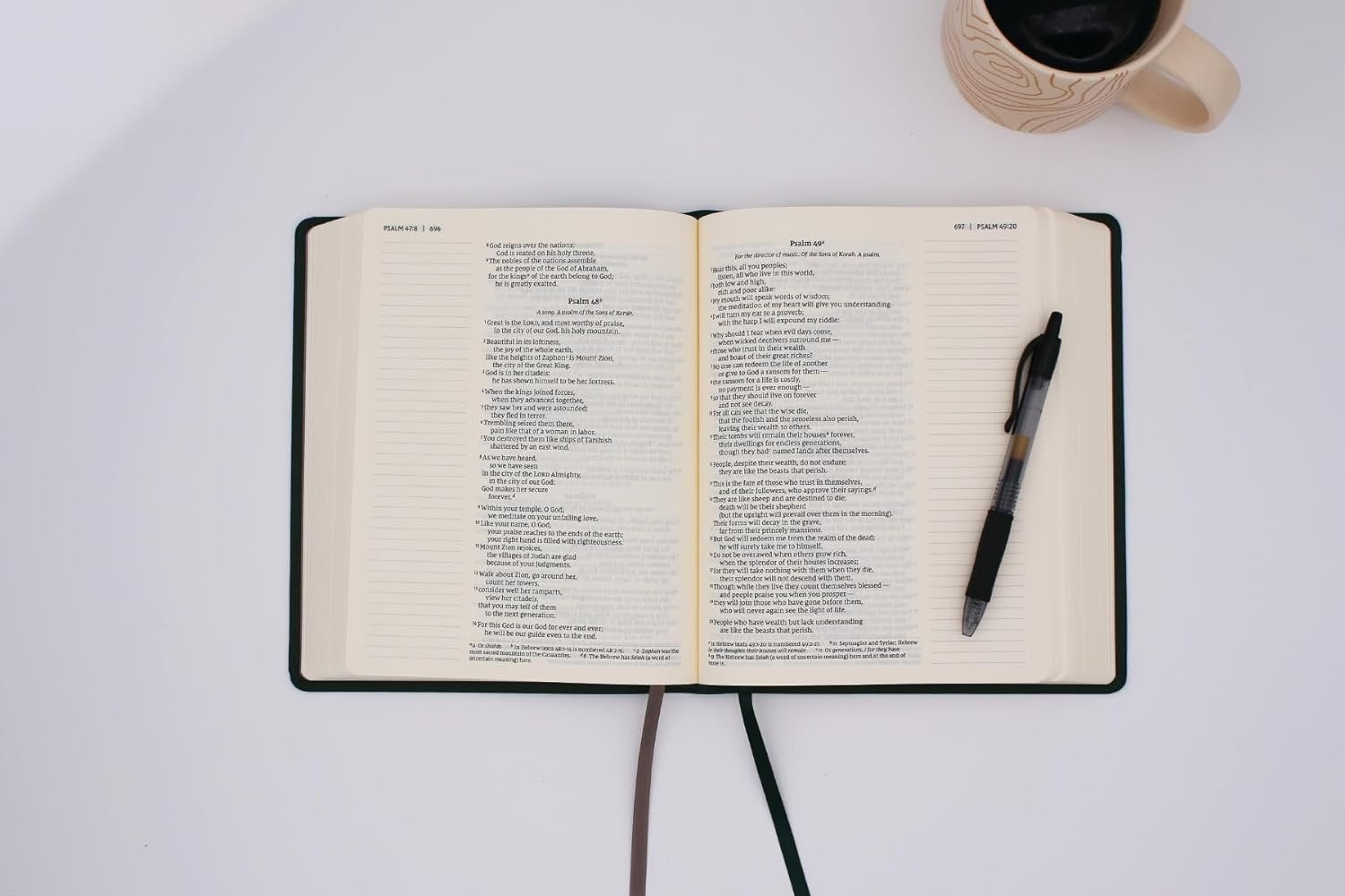 NIV Journal the Word Bible Niv, Journal the Word Bible (Perfect for Note-Taking), Leathersoft, Green, Red Letter, Comfort Print: Reflect, Take Note, (Hardcover)