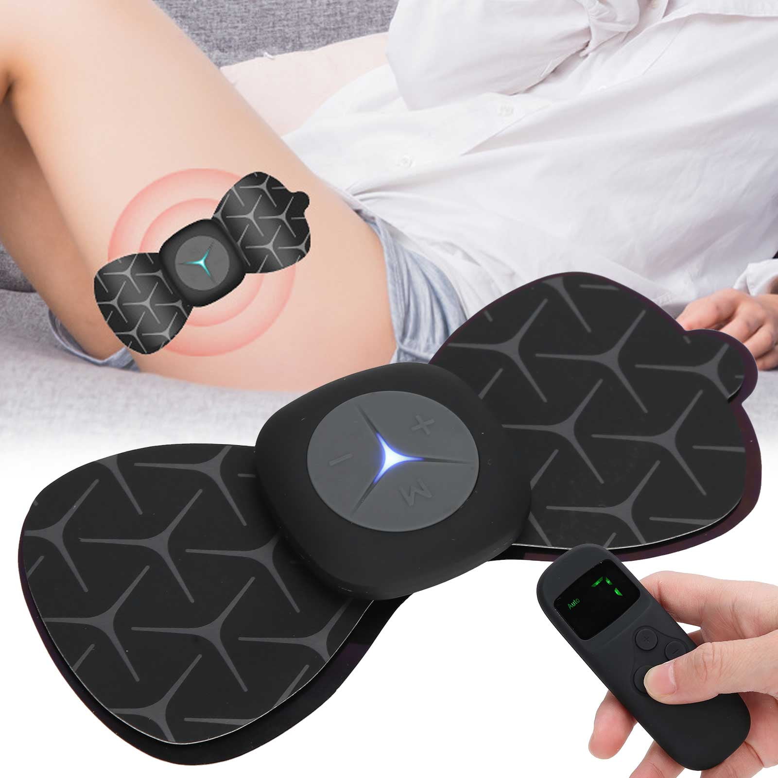 Tens Unit Muscle Stimulator FSA HSA Eligible Rechargeable Wireless Electric EMS Deep Tissue Machine Pain Relief Therapy for Back Shoulder Leg Neck