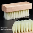 thumbnail image 7 of Sylvtty Cleaning Brush with Firm Grip Dry Wet Cleaning Soft Natural Bristles Multifunctional Square Beech Wood Design Cleaning Scrubber, 7 of 7