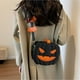 thumbnail image 5 of Bolso Bandolera de Calabaza, Novedoso Bolso de Hombro, Bolso de Mano de Halloween para Mujer, Cartera con Cadena para El Hombro, 5 of 7
