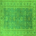 thumbnail image 1 of Ahgly Company Indoor Square Oriental Green Traditional Area Rugs, 8' Square, 1 of 4