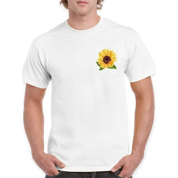Beautiful Sunflower Design T-shirt Men's -SmartPrintsInk Designs