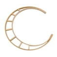 thumbnail image 2 of arctrm DIY Moon Wind Chime Hoop DIY Crafts Multifunctional Wooden Crafting Supplies for 45cm, 2 of 10