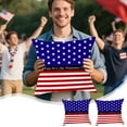 thumbnail image 2 of SLYNSHome 4Th Of July Pillow Covers 2Pcs Patriotic American Flag Print Decorative Cushion Covers For Independence Day Memorial Day Home Sofa Decor, 2 of 6
