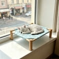 thumbnail image 5 of Cififendec Elevated Summer Pet Cot Bed, 20.28"×17.91", Breathable Detachable Printed Fabric Raised Dog Cat Sleeping Mat for Indoor Floor Naps Balcony Cool Rest Time, 5 of 5