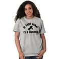 thumbnail image 5 of My Spirit Animal is a Unicorn Women's Graphic T Shirt Tees Brisco Brands S, 5 of 5