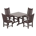 thumbnail image 1 of Ensemble de Salle à Manger Extérieur Charleston 5 Pcs avec Chaises Latérales, 1 of 10