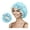 Light Blue, variant on Satin Sleep Bonnet Elasticity Wide Band Silky Hair Protection for Curly and Natural Hair - Pink