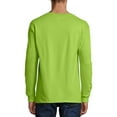 thumbnail image 5 of Hanes Mens Premium Beefy-T Cotton Long Sleeve T-Shirt, Sizes S-3XL, 5 of 6