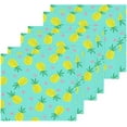 thumbnail image 3 of SKYSONIC Pineapple Washcloths Set of 4, Highly Absorbent Soft Cotton Fingertip Towels for Bathroom, Kitchen, Gym, Spa, Home Decor 12 x 12 Inch, 3 of 7