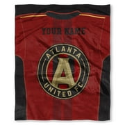 MLS Atlanta United FC "Jersey" Personalized Silk Touch Throw Blanket