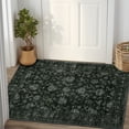 thumbnail image 2 of SPRINDAY Boho Green Area Rug, 3'x5' Vintage Rugs for Entryway, Non-Slip Washable Distressed Carpet for Home Office Decor, 2 of 9
