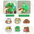 thumbnail image 2 of Wrapables Silicone Cute Animal Coasters for Glasses, Cups, and Drinks (Set of 6), Baby Animals, 2 of 7