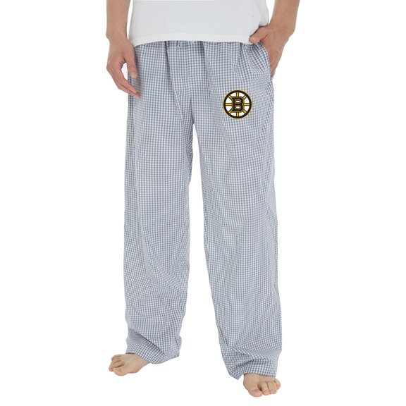 Men's Concepts Sport Gray Boston Bruins Traditional Woven Pants