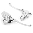 thumbnail image 3 of Hydraulic Brake Clutch Master Cylinder Lever Assembly Silver Universal for 1in Handlebar, 3 of 9