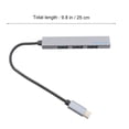 thumbnail image 3 of Alloy USB Hub 4-Port OTG Phone Data Dock USB 3.1 Type-C to USB 2.0 Data USB Hub, 3 of 7