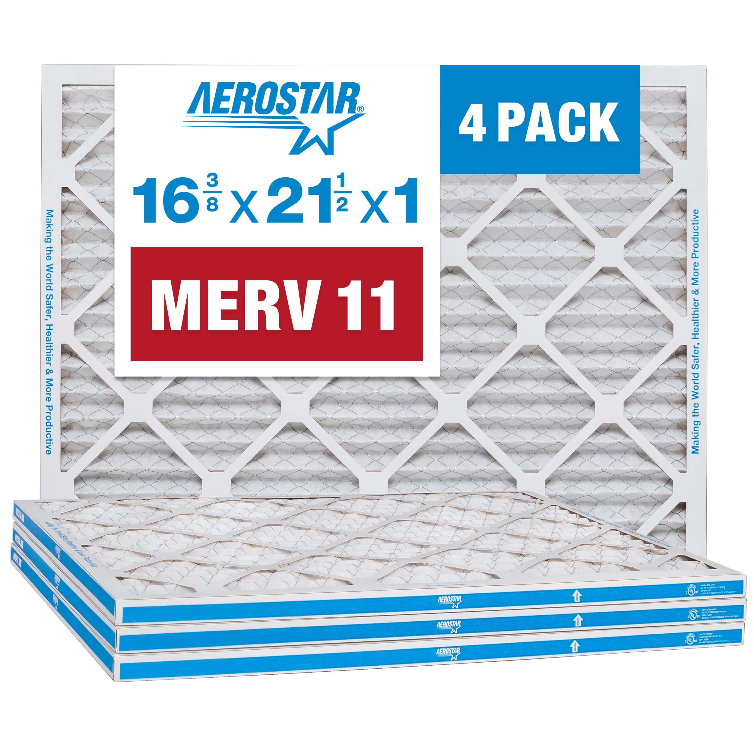 Filtros De Aire Aerostar MERV 8 - Pack De 6 Para Calefacción Y A/C