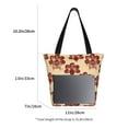 thumbnail image 3 of Kuqiui Thanksgiving Sketch Turkey Print Canvas Tote Bag for Women Cute Clothing Book Aesthetic Casual Reusable Tote Shoulder Bags, 3 of 7