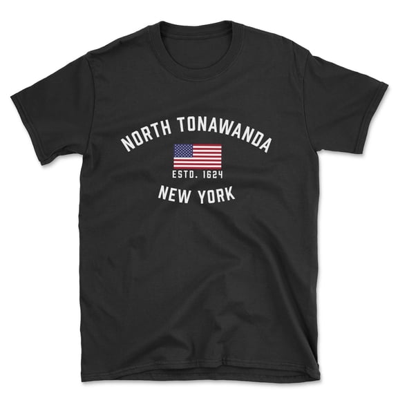 North Tonawanda New York Patriot Men's Cotton T-Shirt