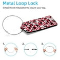 thumbnail image 2 of Square 2Pack PU Leather Camouflage Cruise Luggage Tag with Privacy Cover and Stainless Steel Ring - Suitable for Travel Handbags Backpacks Luggage Tags, 2 of 6
