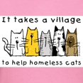 thumbnail image 3 of CafePress - Takes A Village, Feral Cats T Shirt - Women's Traditional Fit Dark T-Shirt, 3 of 4