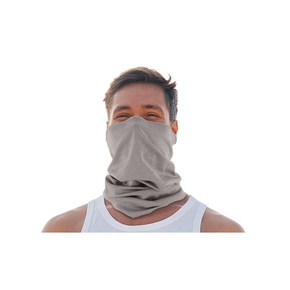 Eternal Cooling Neck Gaiter Cools when Wet, Gray