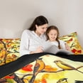 thumbnail image 5 of Castle Fairy Animal Birds Twin Comforter Sets,Fall Tree Leaves Bedding Set, 5 of 8