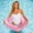 Pink, variant on Love-Shaped Swim Ring 29.5", Inflatable Heart Pool Floatie with Handles, Anti-Roll Thickened PVC Swimming Aid for Pool Beach,Party Decorations,White