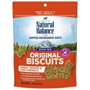 Natural Balance L.I.T. Limited Ingredient Treats Sweet Potato & Fish Formula Dry Dog Treats, 8-Ounce
