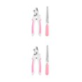 thumbnail image 1 of tssuouriy 2piece Beginner-friendly Cleaning Tools Set For Pet Nail Care And Baffle Does Not Damage pink large size 2Set, 1 of 6