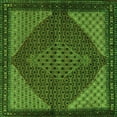 thumbnail image 1 of Ahgly Company Indoor Square Persian Green Traditional Area Rugs, 7' Square, 1 of 1