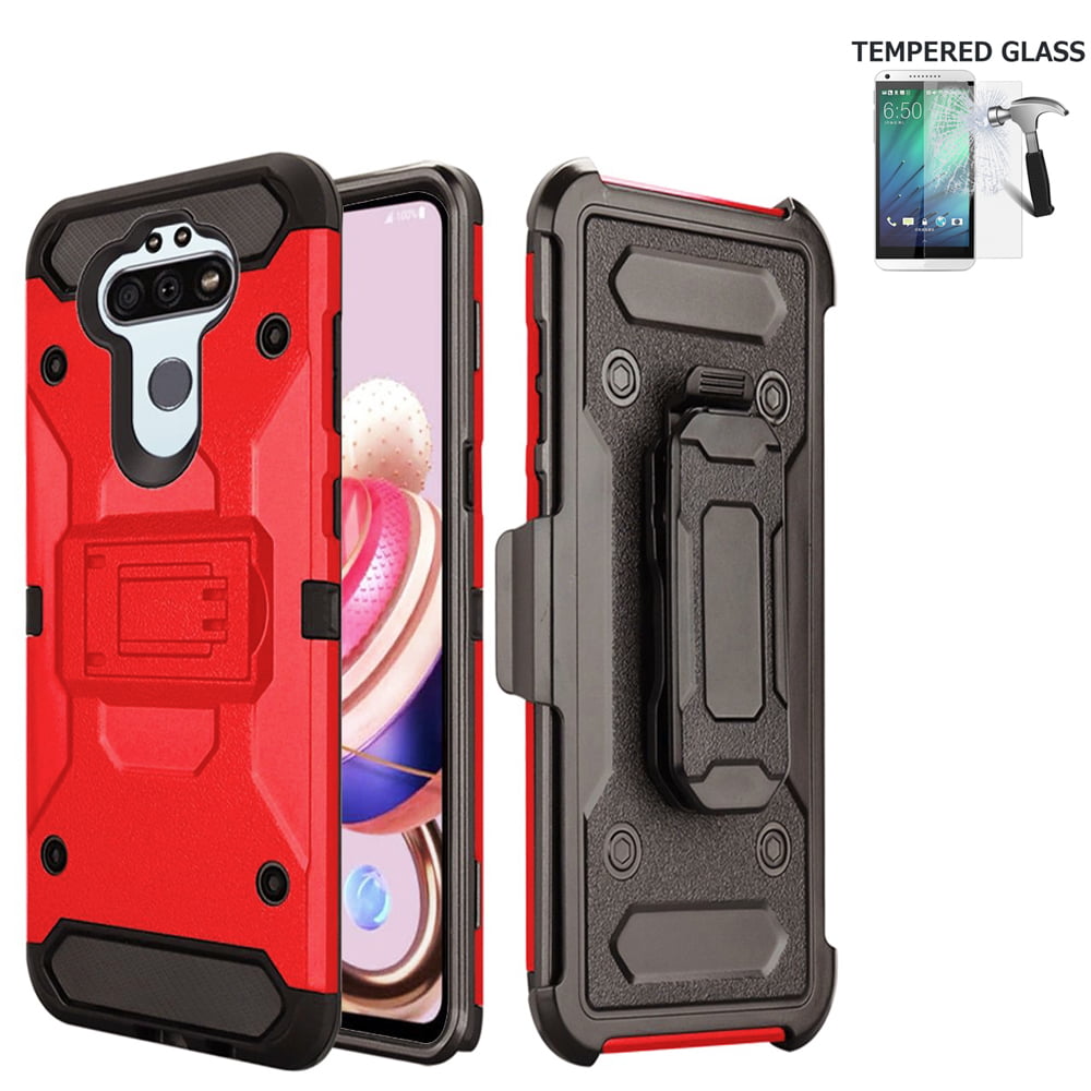 Luxguard Phone Case Compatible with LG Stylo 6 5 4 K51 Escape Neon Plus Aristo Holster Kick Stand Cover  BASKETBALL FULL