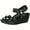Black Silver, variant on Bernie Mev Women's Crystal Fashion Sandals