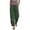 *Army Green, variant on VBVC Women's Drawstring Cotton-Linen Harem Pants,Crochet Lace Hem Cropped Trousers For Women,Ladies Comfy Boho Beach Joggers with Pockets,Army Green,S-2XL