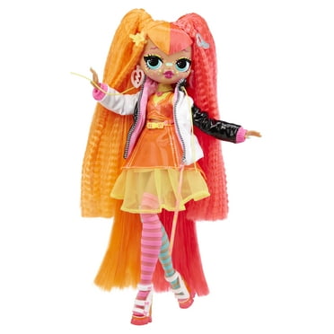 LOL Surprise OMG Fierce Neonlicious fashion doll with 15 Surprises Including Outfits and Accessories for Fashion Toy, Girls Ages 3 and up, 11.5-inch doll, Collector