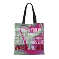 thumbnail image 1 of NUDECOR Toile Sac Fourre-Tout Entraînement Motivation Texte Motivation Gym Entraînement Inspiration Réutilisable Sac à Main Épaule Épicerie Sacs à Provisions, 1 of 1
