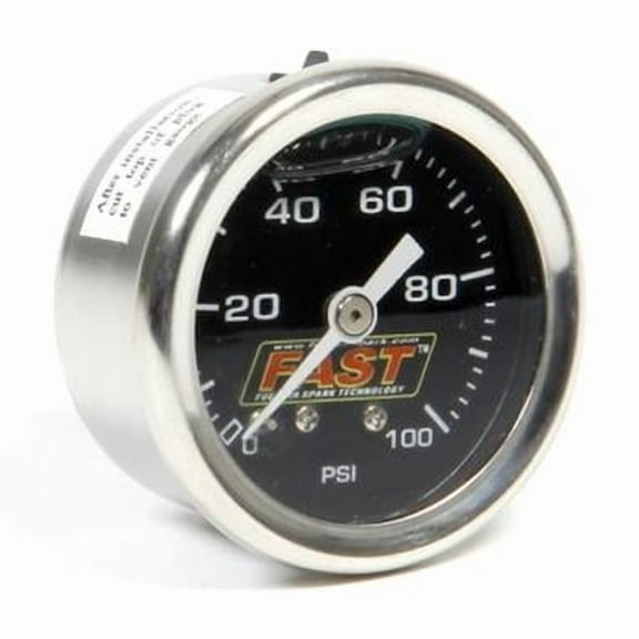FAST 54027G Fuel Pressure Gauge 0-100 PSI