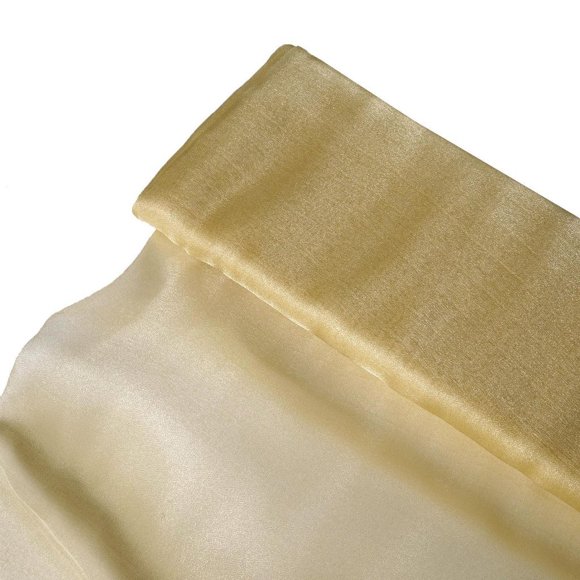 BalsaCircle 54-Inch x 10 Yards Champagne Chiffon Fabric by The Bolt - Sewing Craft Wedding Favors Supplies