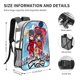 thumbnail image 2 of MIRACULOUS-ladybug Mochila transparente temática, resistente y duradera, bolsa see-through para trabajo, deporte, universidad y viaje, 31 × 43 cm, 2 of 6