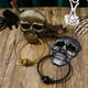 thumbnail image 4 of Aldaba de puerta con forma de calavera para Halloween, accesorio con sonido aterrador para decoración de puerta de bar, fiesta de Halloween, colgante para exteriores, B, 4 of 5