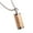 RoseGold, variant on Men's Stainless Steel Vintage Chinese Style Rotatable Open Flute Turner Pendant Necklace Rose Gold