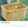 thumbnail image 3 of HEATSHAKING Woven Fruit Storage Basket Fruits Basket Khaki 1Set, 3 of 5