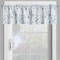 thumbnail image 4 of Ambesonne Leaves Valance & Curtain, Leafy Garden Art Stripes, 55"x45", White Multicolor, 4 of 7