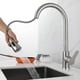 thumbnail image 4 of Cocina y cuarto de baño Gráficos de un orificio de acero inoxidable mezcdor de fregadero Stream Spugmer pulverizador Pta Soledad Grifos de cocina, 4 of 9